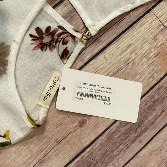 Cotton Bleu Top - Picture 3 of 6